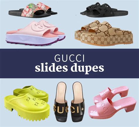 gucci men's rubber slide san|Gucci rubber slide dupes.